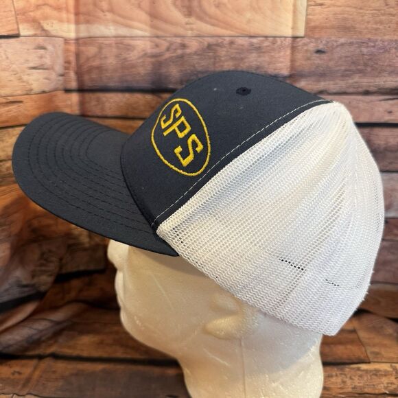 Vintage SPS Southwestern Public Service Trucker Hat Cap Adjustable Snapback Mesh - Picture 4 of 7